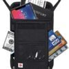 RFID Blocking Stash Neck Wallet, Travel Pouch Passport Holder for Women Men - Black - Image 2