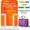 Bago Personal Item Travel Bag For Airlines - Fits As 18x14x8 inches Travel Bag Spirit & Frontier Airlines - Foldable Duffle Bag For Travel - Personal Item Bag Small Carry On Bag For Air Travel - Image 5