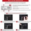 Sowaovut Travel Laptop Backpack Anti-Theft Bag with usb Charging Port and Password Lock Fit 16 Inch Laptops for Men Women - Image 6
