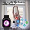 Smart Watch(Answer/Make Call), Fitness Tracker with Heart Rate Monitor, Smartwatches 1.9" Touch Screen IP68 Waterproof Sleep Monitoring Pedometer Smart Watch for Men Women - Image 7