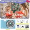 Digital Camera 4K 44MP Compact Point and Shoot Camera with 16X Digital Zoom 32GB SD Card,Kids Camera 2.4 Inch, Vlogging Camera for Teens Students Boys Girls Seniors(Blue2) - Image 2