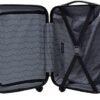 Travelers Club Cosmo Hardside Spinner Luggage, Black, Carry-On 20-Inch - Image 5