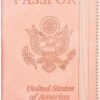 Quatish Passport Holder Women, Travel Must Haves Passport Cover, RFID Travel Wallet Document Holder Waterproof, Leather Passport Book Case, Travel Essentials Pink