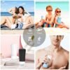 16 Pcs Silicone Travel Bottles Set, Leak-Proof Travel Size Toiletries, TSA Approved Travel Bottles for Toiletries, Portable Travel Toiletries Containers for Women (White-Black) - Image 7