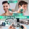 Electric Razor for Men, New Upgrade Men’s Electric Shavers Rotary LED Display/Waterproof/Rechargeable, Electric Shaver for Men Cordless Floating Head Replaceable Blades, Portable Razor Mens Idea Gift - Image 5