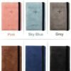 Passport Holder,RFID Thin Passport Wallet, Leather Surface, Multi Functional Wallet, Travel Passport Holder, Cute Card Holder (Gray,Pink) (Pink) - Image 4