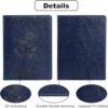 labato Passport Holder Women, Passport Cover Family, PU Leather Passport Wallet, Travel Document Organizer, Cruise Accessories Travel Must Haves, Waterproof Cruise Ship Essentials(Blue/Pink/Green) - Image 4