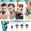 Electric Razor for Men, New Upgrade Men’s Electric Shavers Rotary LED Display/Waterproof/Rechargeable, Electric Shaver for Men Cordless Floating Head Replaceable Blades, Portable Razor Mens Idea Gift - Image 6