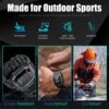 Military Smart Watch for Men with Call (Answer/Make) Outdoor Tactical Sports Watch Rugged 1.85" HD Big Screen Fitness Tracker Heart Rate Sleep Monitor Smartwatch Compatible with Android iPhone Samsung - Image 4