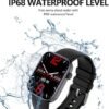 Smart Watch(Answer/Make Call), Fitness Tracker with Heart Rate Monitor, Smartwatches 1.9" Touch Screen IP68 Waterproof Sleep Monitoring Pedometer Smart Watch for Men Women - Image 6