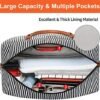 IBFUN Weekender Bags for Women, 21" Weekender Travel Bag, Travel Duffle Bag with Shoe Compartment Carry on Overnight Duffel Bag for Weekend Travel Business Trip, 3PCS - Image 7
