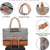 Sucipi Weekender Bags for Women Canvas Travel Duffle Bag with Shoe Compartment Overnight Bag Carry on Gym Duffel with Toiletry Bag for Traveling Weekend Hospital Bags for Labor and Delivery - Image 4