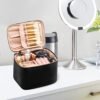 OCHEAL Makeup Bag, Large Capacity Travel Make Up Bag for Cosmetics Vertical Storage,Toiletry Bag for Skincare Makeup Organizer Bag - Image 7
