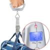 Smart Weigh Digital Portable Luggage Scale, 50kg /110lbs Capacity, with EZ Grip Handle, Travel Hanging Scale w/Strap, Bag Weight Gadget w/Tare Function for Suitcases, Batteries Included, Silver - Image 4