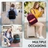 Haimont Casual Laptop Backpacks Bookbag for Men Women Travel Work Gym, 20L Daypack Backpack with Bottle Pockets, Black - Image 7