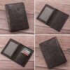 Passport Wallets and Vaccine Card Holder Combo,RFID Blocking Genuine Leather Passport Holder Cover Case with CDC Vaccination Card Slot, Leather Travel Documents Organizer Protector for Women - Image 3
