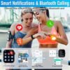 Smart Watch for iOS and Android Phones,1.81 inch Full Touch Screen Bluetooth Watches for Men, Smartwatches with Answer and Call, Fitness Tracker - Image 6