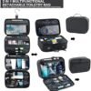 Hanging Toiletry Bag for Men and Women, BAGSPRITE Travel Bag for Toiletries, Water-resistant Shaving Bag for Men Travel, Toiletry Bags for Traveling, Large Travel Size Toiletry Organizer, Travel Case Kit Accessories - Image 5