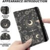 Cute Passport Holder and Holder Combo Passport Cover with Compatible Wallet Credit Card Protector RFID Blocking Women Men (Black-T4) - Image 3