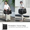 Felipe Varela Duffle Bag with Shoes Compartment and Adjustable Strap,Foldable Travel Duffel Bags for Men Women,Waterproof Duffel Bags - Image 3