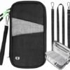 Passport Holder Wallet for Family, RFID Blocking Travel Document Organizer Multiple Passport Wallet for Men & Women, Waterproof Travel Essentials