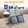 GOODaaa 10W Solar Panel Plus 36000mAh Solar Power Bank Wireless Charger - Image 4