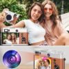 5K Digital Camera for Photography, 48MP Autofocus Vlogging Camera with Viewfinder & Dual Camera, 16X Digital Zoom Point and Shoot Cameras with 32GB SD Card 2 Batteries Compact Travel Camera - Image 3