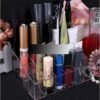 Onwon Transparent Cosmetic Makeup Organizer Clear 24 Lattices Lipsticks Cosmetic Lotion Makeup Organizer Storage Display Holder Stand - Image 5