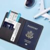 Deziliao Passport Holder,Passport Holder Card Slots, Passport and Vaccine Card Holder Combo, Cute Passport cover for Women and Men, with Waterproof Rfid Blocking, Passport Travel Wallet(Black) - Image 5