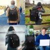 Della Gao Travel Laptop Backpack, Extra Large Anti Theft Backpack for Men and Women with USB Charging Port, Water Resistant Big Business Computer Backpack Bag Fit 17 Inch Laptop, Black - Image 6