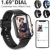 Smart Watch, Fitness Tracker SmartWatch for Android/iOS Phones, 1.69" Full Touch Screen with Heart Rate Sleep, Step Counter, IP68 Waterproof Smart Watches for Man/Women - Image 5