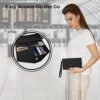 BOACAY Travel Wallet & Passport Holder - Slim Document Organizer for Women & Men - Waterproof Case for Cards, Boarding Passes, Key with Wristlet - Image 4