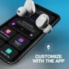 Skullcandy Mod In-Ear Wireless Earbuds, 34 Hr Battery, Microphone, Works with iPhone Android and Bluetooth Devices - Grey/Blue - Image 3