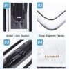 BAGSMART Clear Toiletry Bag, 3-Pack TSA Approved Travel Toiletry Bag Carry On Travel Accessories Bag Airport Airline Quart Size Bags water-resistant Makeup Bag for Women - Image 4