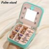 Yesteel Birthday Gifts for Women Friends Sister, Travel Essentials Gifts for Women Jewelry Travel Organizer Blue Travel Jewelry Case Small Jewelry Box Initial C - Image 4
