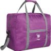 Bago Personal Item Travel Bag For Airlines - Fits As 18x14x8 inches Travel Bag Spirit & Frontier Airlines - Foldable Duffle Bag For Travel - Personal Item Bag Small Carry On Bag For Air Travel