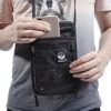 Neck Wallet Travel Pouch Family Passport Holder Organizer Case with RFID Blocking - Black - Image 7