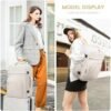 LOVEVOOK Large Travel Backpack for Women, TSA Carry on Backpack for Airplanes, 40L Personal Item Travel Bag fits 17" Laptop with USB Port, Waterproof Carry on Bag Flight Approved with 4 Packing Cubes - Image 6