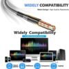 Wired Earbuds with Microphone 5 Pack, in-Ear Headphones with Heavy Bass, High Sound Quality Earphones Compatible with iPad, Laptop, MP3, Android Smartphones, Fits All 3.5mm Jack Device - Image 4