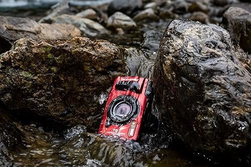 OM SYSTEM Tough TG-7 Digital Camera - Red - Image 10
