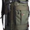 KAKA Classic Laptop Backpack, Travel Hiking & Camping Dayback for Women Men, Water-Resistant Big College School Bookbag Fits 17 Inch Laptop and Notebook Black