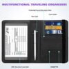 Passport and Vaccine Card Holder Combo, Leather Travel Wallet Passport Holder, Cover Case with CDC Vaccination Card Slot, Travel Documents Organizer Protector for Men Women,Purple African Woman - Image 2