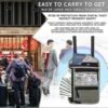 Travel Pouch Neck Wallet Family Passport Holder Organizer Case with RFID Blocking Easy to Conceal Travel Pouch (Clear Passport Cover Inside) - Image 6