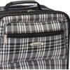 Rockland Fashion Softside Upright Luggage Set, Expandable, Black Plaid, 2-Piece (14/19) - Image 9