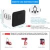 All in One Universal 4 USB International Travel Adapter Universal Power Adapter Wall Charger Worldwide Perfect for European US, EU, UK, AU 160 Countries (White) - Image 5