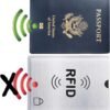 RFID Blocking Sleeve Anti Theft 6 Passport Holder Wallet Pocket - To protect your valuable information from theft RFID tagged - Image 2