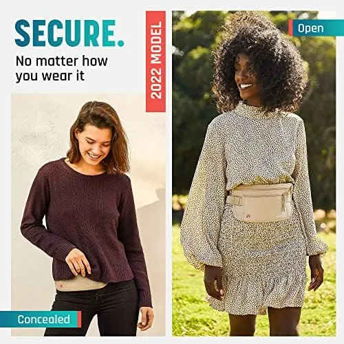 Money belt for travel - RFID slim passport holder men/women travel wallet hidden pouch under clothes to protect your information and money travel fanny pack for men/women bag travel essentials - Image 3