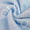 Orighty Makeup Remover Cloths, Cleansing, Reusable, Soft & Washable Coral Fleece Microfiber Washcloths / Towel for Face, Eye, Lips, Pack of 24, 7 x 7 inch - Image 4