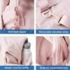 BAGSMART Large Toiletry Bag Travel Bag with Hanging Hook，Gym Bag for Women, Carry on Weekender Overnight Bag, Travel Duffel Bags with Trolley Sleeve - Image 8