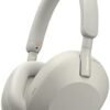 Sony WH-1000XM5 The Best Wireless Noise Canceling Headphones with Auto Noise Canceling Optimizer, Crystal Clear Hands-Free Calling, and Alexa Voice Control, Silver